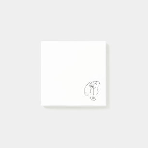 Dachshund Head, tekennotities Post-it® Notes