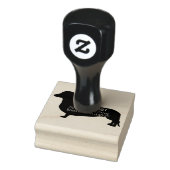 Dachshund Hond Adres Stempel (Stempel)