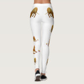 Dachshund Hond & Bal Watercolo Leggings (Achterkant)