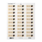 Dachshund-hond retouradreslabel etiket (Full Sheet)