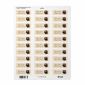 Dachshund-hond retouradreslabel etiket (Full Sheet)