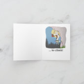 Dachshund hond rock klimmen kaart (Binnen)