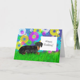 Dachshund Hond Verjaardag Kaart