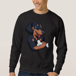 Dachshund hond workout oefening fitness inspiratie trui