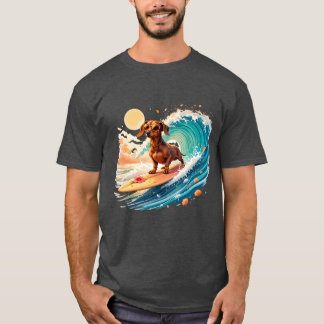 Dachshund Hond Zomer Vibes T-shirt