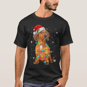 Dachshund Honden Boom Kersttrui Kerstcadeaus F T-shirt
