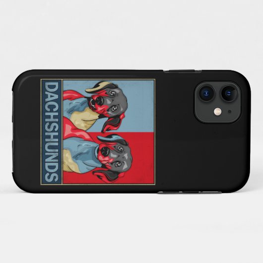 Dachshund Hondeneigenaar Wiener Hondencadeau Manne Case-Mate iPhone Case (Achterkant (horizontaal))