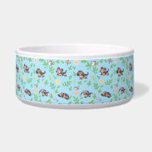 Dachshund Hondenkom Lentebloemen Pastel Huisdieron