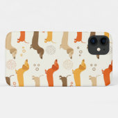 Dachshund-hondenpatroon Case-Mate iPhone Case (Achterkant (horizontaal))