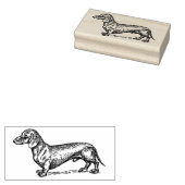 Dachshund-Hondenras Rubberstempel (Gestempeld)
