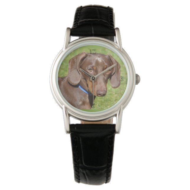 Dachshund Horloge (Voorkant)