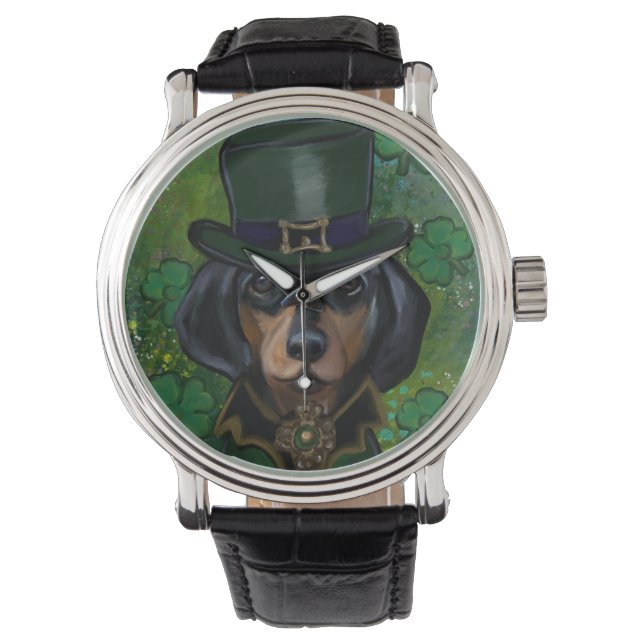 Dachshund  horloge (Voorkant)
