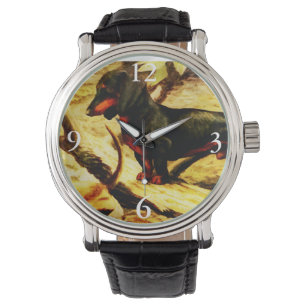 Dachshund Horloge