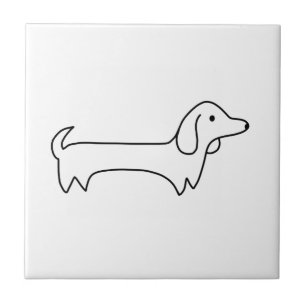 DACHSHUND, HOT DOG, SAUSAGE DOG, CUTE, HONDENLIEFH TEGELTJE