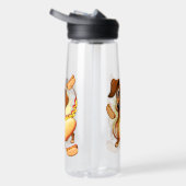 Dachshund Hot Dog Waterfles (Rechts)