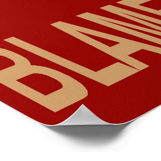 Dachshund, hou kalm blaam hond poster (Hoek)