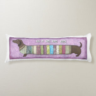 Dachshund in een Sweater - Funny Doxie Pillow Lichaamskussen