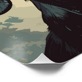 Dachshund in glazen perfect poster (Hoek)