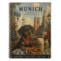 Dachshund in München – Vintage Reis Kunst