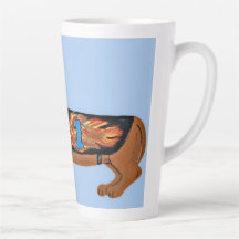 Dachshund in Racing Jacket Mug