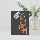 Dachshund Je Bent Geweldig Briefkaart (Staand voorkant)