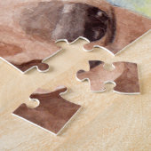 Dachshund Jigzaag Puzzles Legpuzzel (Zijkant)
