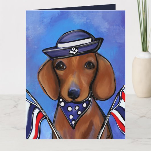 Dachshund    kaart (Voorkant)