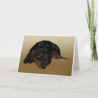 Dachshund Kaart