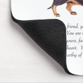 Dachshund Keepomwille - Vrouw Muismat (Hoek)