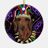 Dachshund Keramisch Ornament (Voorkant)