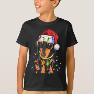 Dachshund Kerst Schattigee Hondenliefhebbers T-shirt