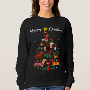 Dachshund-kerstboomhond Trui