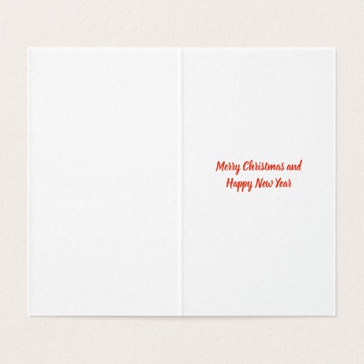 Dachshund-kersthond en Green Bow Small Kaart (Binnenkant ongevouwen)