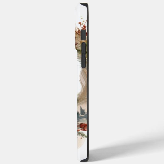 Dachshund Kerstkrans Feestelijke Pup Case-Mate iPhone Case (Achterkant / Links)