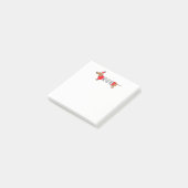 Dachshund Kerstmis 3" x 3" Post-it® Notities Notes (Schuin)