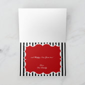 Dachshund Kerstmis Feestdagen Kaart (Binnen)