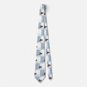 Dachshund Kerstmis sneeuw winter Stropdas