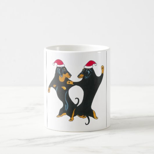 Dachshund-kerstMok Koffiemok (Center)