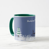 Dachshund-kerstMok Mok (Voorkant links)