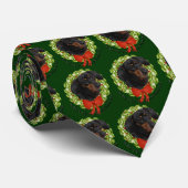 Dachshund-kerstStropdas Stropdas (Opgerold)