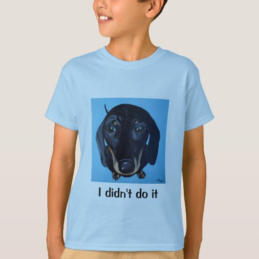 Dachshund Kinder TShirt (Voorkant)