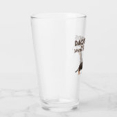 DACHSHUND KLEIN MAAR MISSCHIEN GLAS (Rechts)