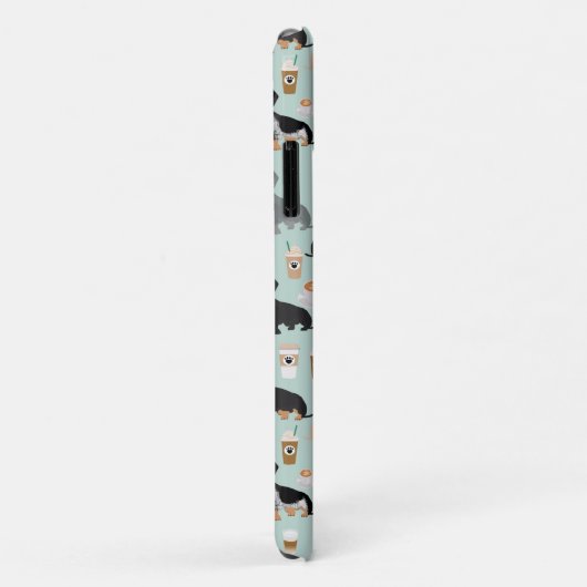 Dachshund koffiebont Case-Mate iPhone case (Achterkant/rechts)