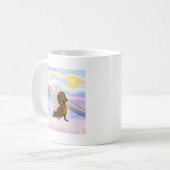 Dachshund Koffiemok (Voorkant links)