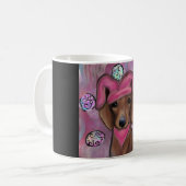 Dachshund koffiemok (Voorkant links)