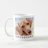 Dachshund Koffiemok (Links)