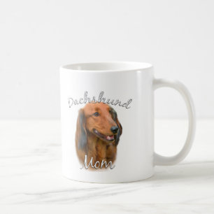 Dachshund (langharig) Moeder 2 Koffiemok