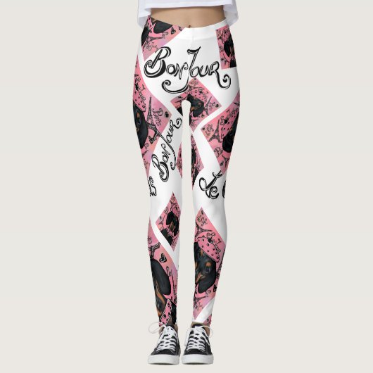 DACHSHUND LEGGINGS (Voorkant)