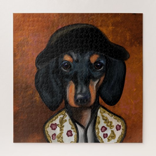 DACHSHUND LEGPUZZEL (Verticaal)