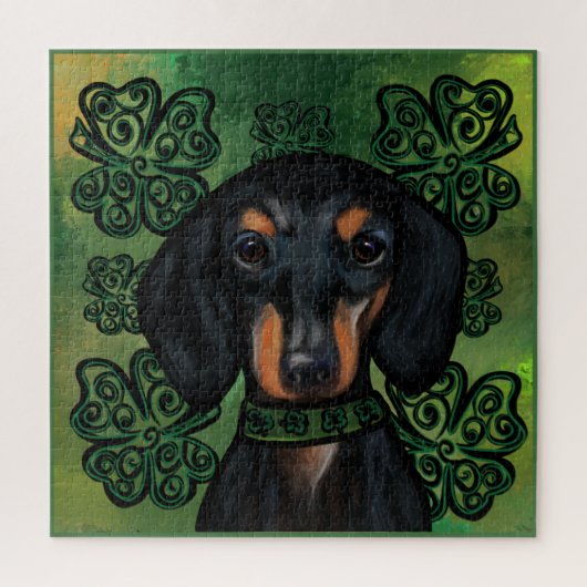 DACHSHUND LEGPUZZEL (Verticaal)